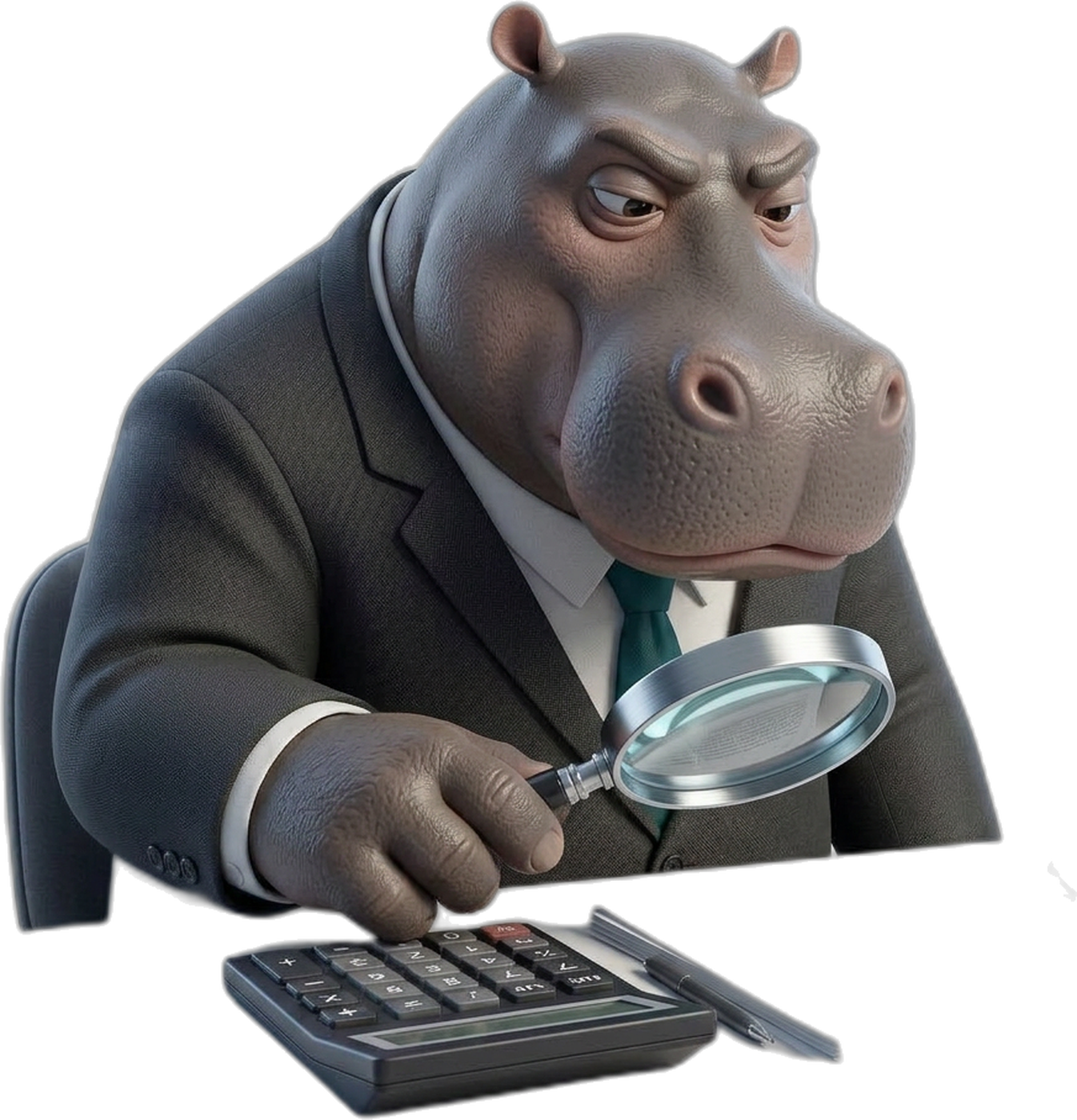 HIPPO с лупой проверяет расчёты